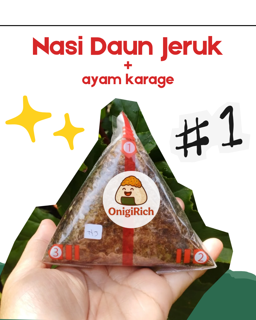 Onigiri Nasi Daun Jeruk